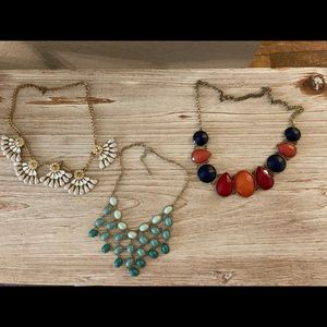 4 necklaces barely worn. 3 from Target, don’t know where the other one is from